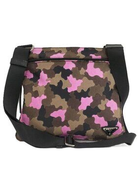 Prada Shoulder Bag Camouflage Pattern